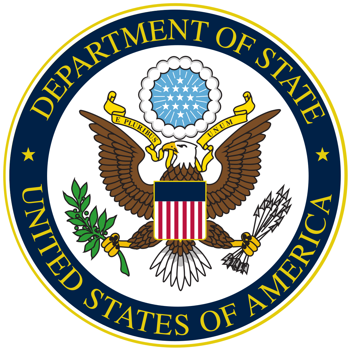 1200px U.s. Department of State Official Seal
